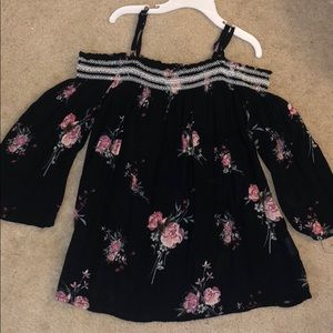 Womens off the shoulder top